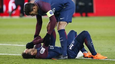 Neymar verletzte sich in der Partie gegen Marseille