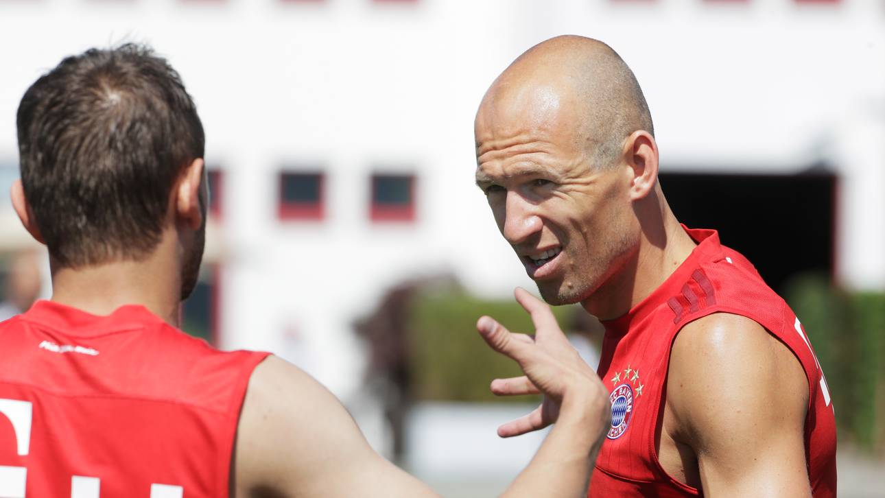 Robben wieder im Bayern-Training