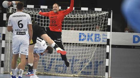 Mattias Andersson gab sein Comeback im Tor des THW Kiel