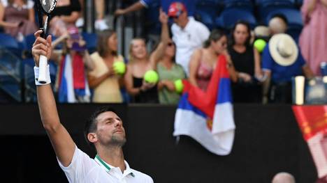 Mit Mühe weiter: Novak Djokovic