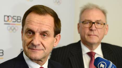 DOSB-Präsident Alfons Hörmann und Generalsekretär Michael Vesper sorgen sich