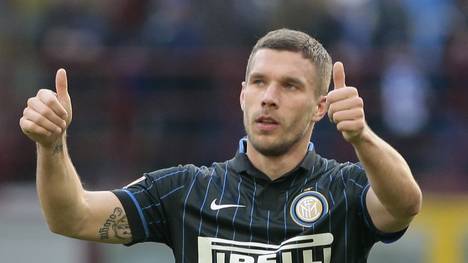 Lukas Podolski von Inter Mailand
