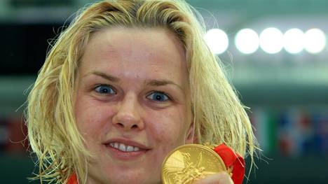 Britta Steffen holte bei Olympia 2008 Doppel-Gold