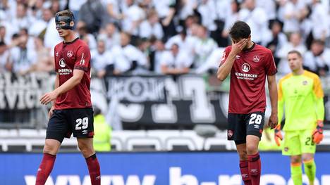Der 1. FC Nürnberg verlor gegen Borussia Mönchengladbach deutlich