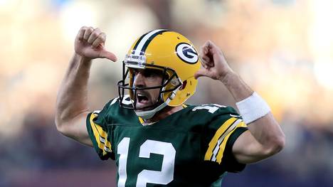 Quarterback Aaron Rodgers spielt seit 2005 für die Green Bay Packers in der NFL