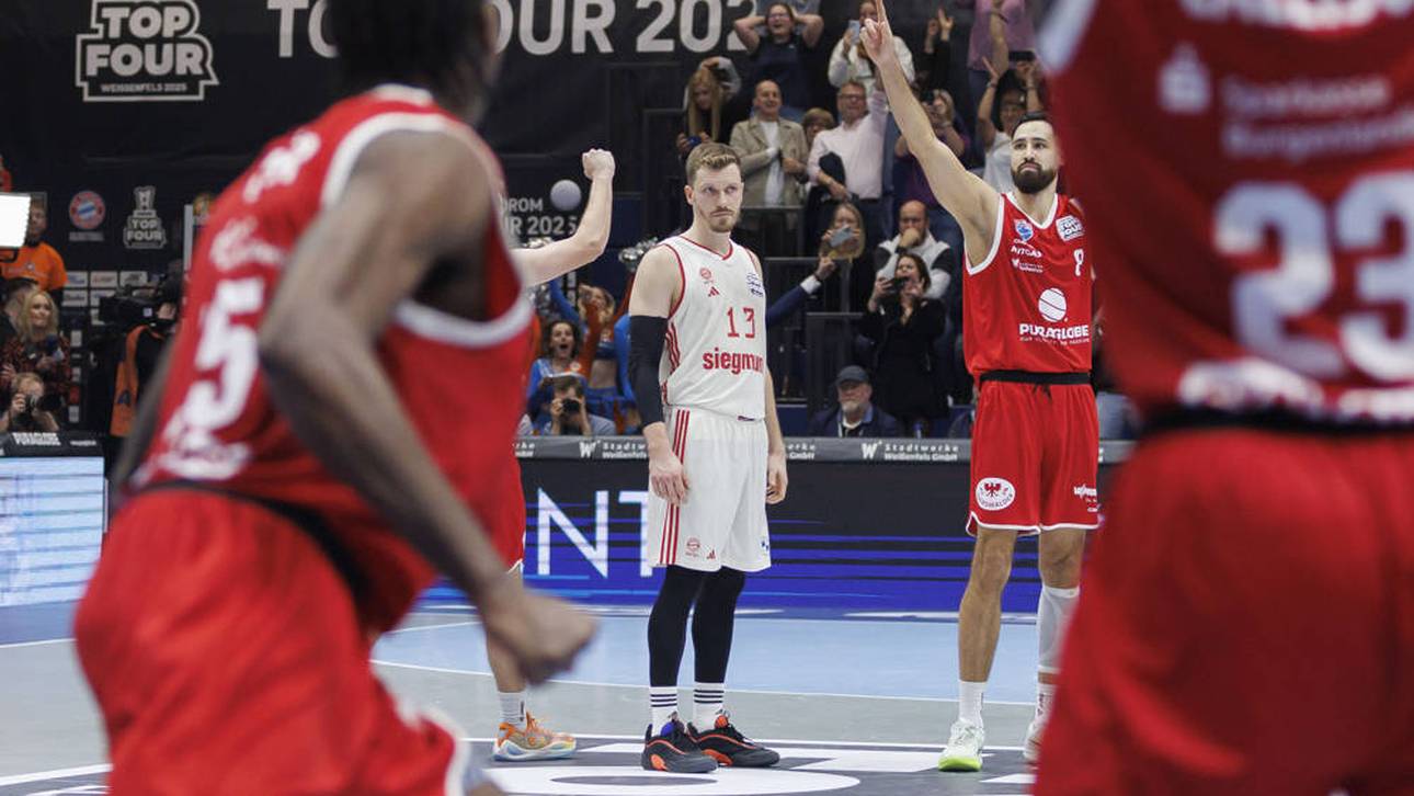 Die Basketballer des FC Bayern scheiterten sensationell im Pokal-Halbfinale