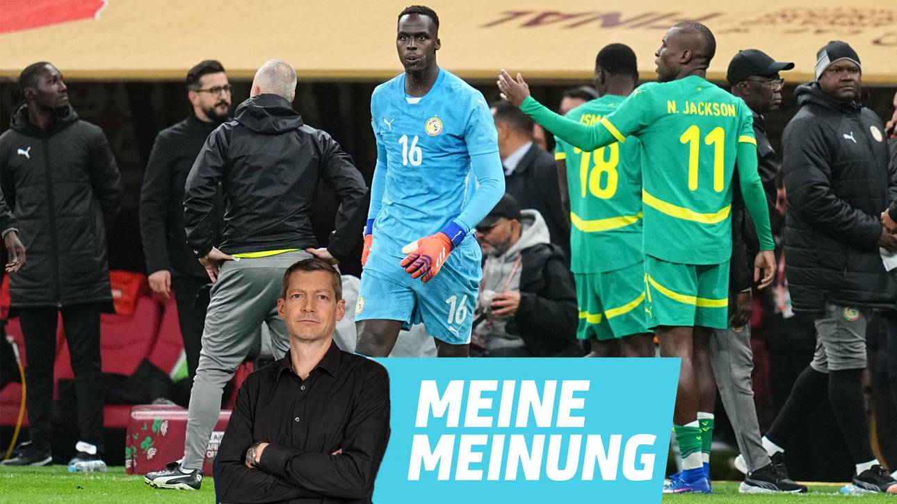 Das Finale des Afrika-Cup geriet zu einer chaotischen Farce