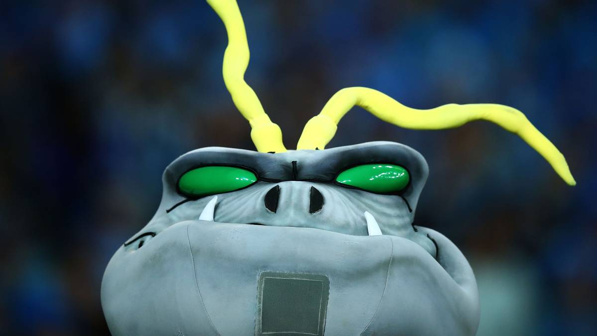 Im Rugby setzt man bei der Wahl des Maskottchen wohl generell ganz gerne auf Abschreckung. Der Vertreter der New South Wales Blues kann einem das Fürchten lehren.