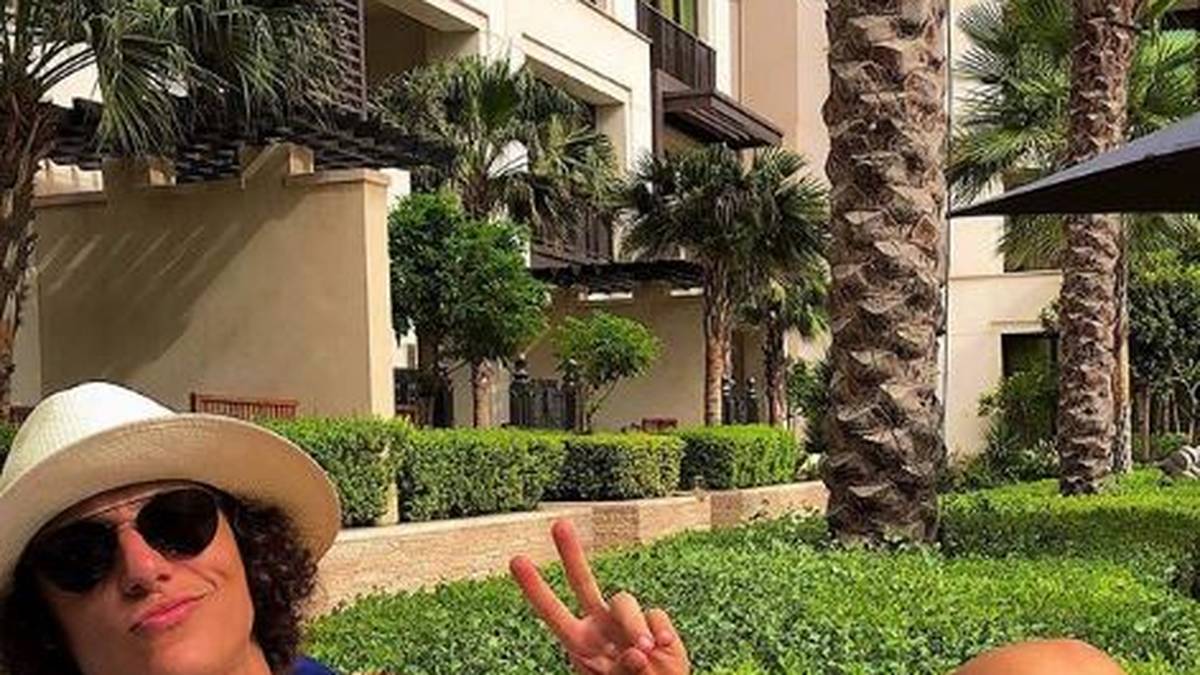 Star-Verteidiger David Luiz hat es diesmal nicht in den brasilianischen Kader geschafft. Dafür hat er nun Zeit für Sonnenbäder