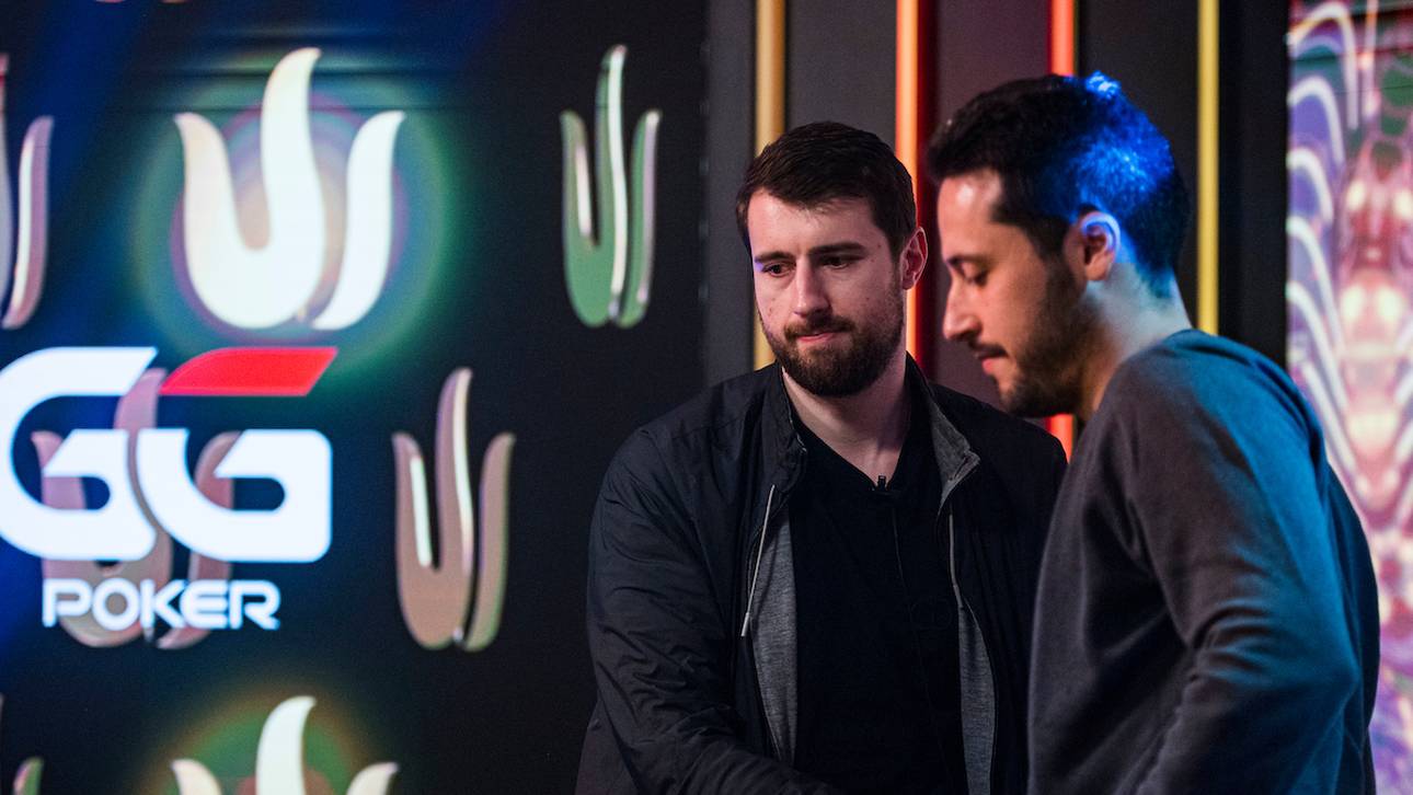 Wiktor Malinowski mit Heads-Up Gegner Adrian Mateos