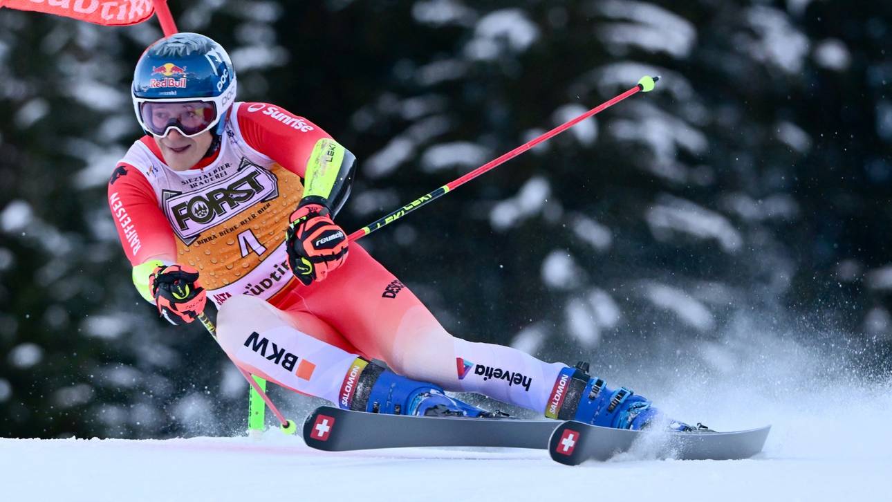 Riesenslalom in Alta Badia: Schmid 18., Odermatt führt