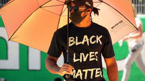 Lewis Hamilton setzt sich gegen Rassismus ein 