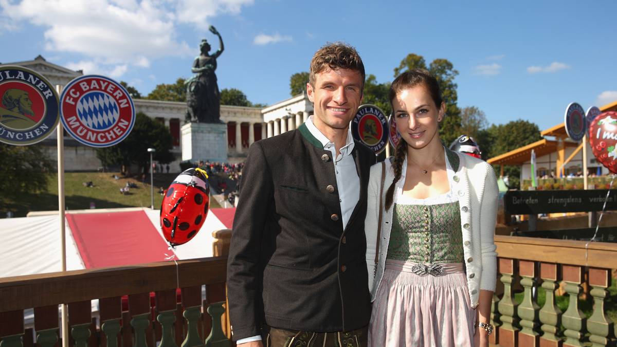 Thomas Müller und Lisa 