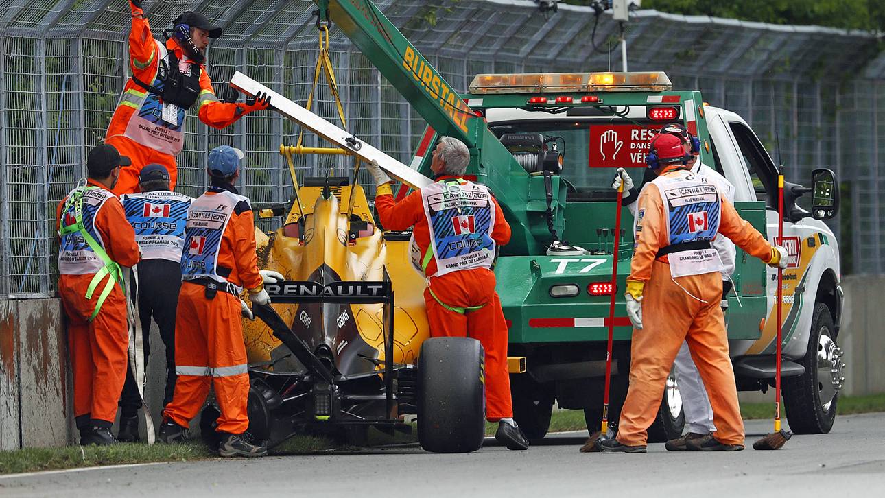Vettel-Bestzeit von Crash überschattet