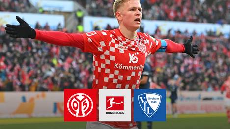 Dank eines Doppelpacks von Jonathan Burkardt schlägt der 1. FSV Mainz 05 den VfL Bochum. Der Stürmer steht nun schon bei 12 Saisontoren.