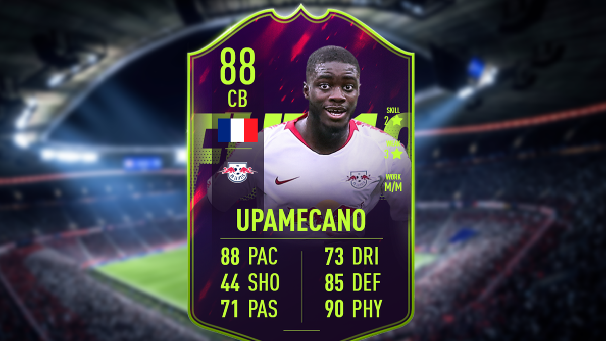 Startaufstellung: Dayot Upamecano - Auch er spielt für Leipzig, wenn auch er das schon seit der Saison 2016/17 ist. Er nimmt die Rolle des Innenverteidigers ein