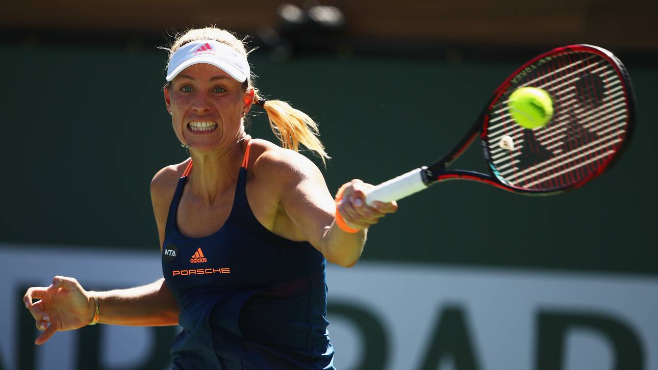 Kerber siegt bei Hitzeschlacht