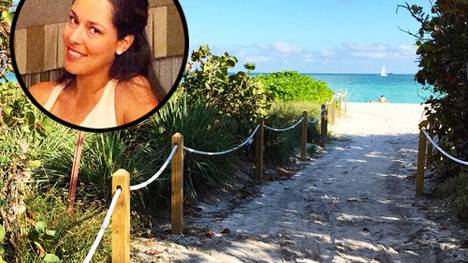 So lässt es sich leben: Ana Ivanovic genießt eine der schönsten Ecken Miamis.