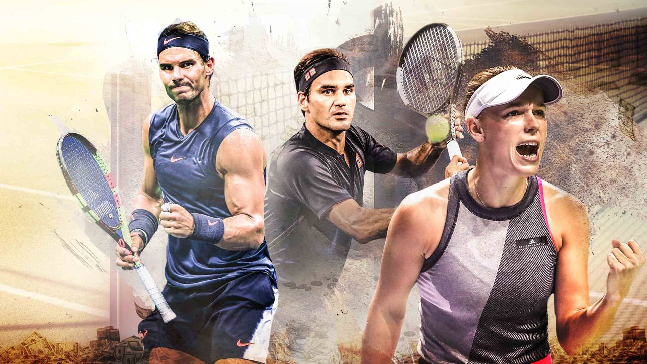 So viel kassieren die Tennis-Stars