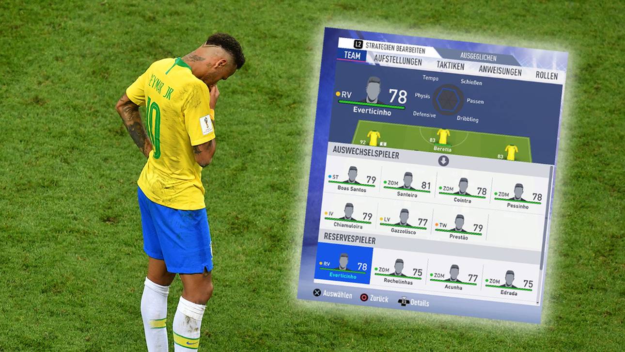 FIFA 19: Brasilien mit Fake-Spielern