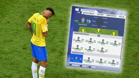 In FIFA 19 wurden die echten brasilianischen Spieler mit erfundenen virtuellen Abbildern ersetzt.