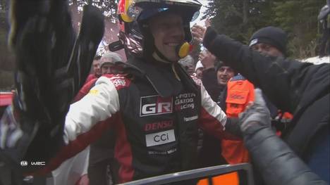 Sebastien Ogier gewinnt zum neunten Mal die Rallye Monte Carlo und ist damit alleiniger Rekordsieger. Teamkollege und Weltmeister Kalle Rovanperä wird Zweiter - und sorgt für einen amüsanten Schreckmoment.