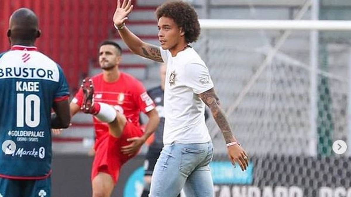 Auch für Axel Witsel hatte die Trainingspause ein Highlight parat. Der Belgier war zu Gast im Stade Maurice Dufrasne bei seinem Ex-Klub Standard Lüttich, wo er den inoffiziellen Anstoß der Partie gegen KV Kortrij ausführen durfte: "Danke an alle für einen speziellen Moment", schrieb er