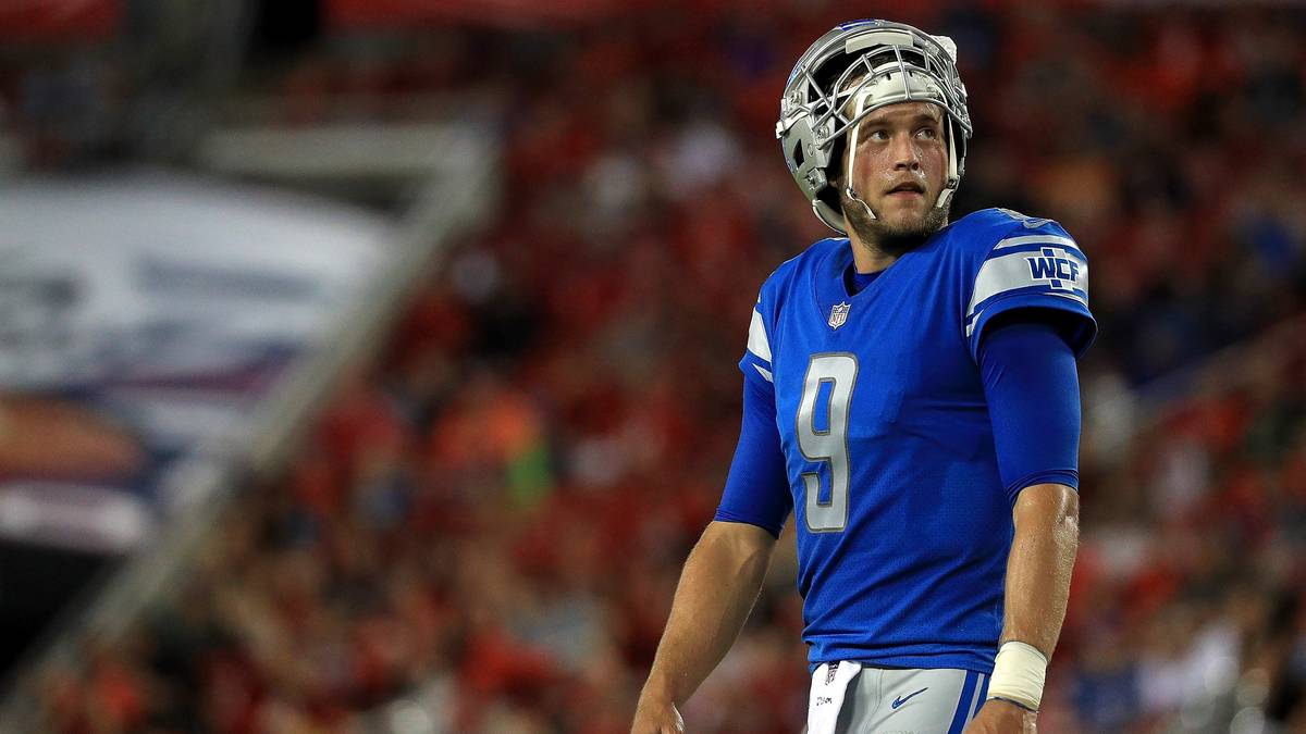 PLATZ 3: MATTHEW STAFFORD (Quarterback, Detroit Lions) - 135 Millionen US-Dollar