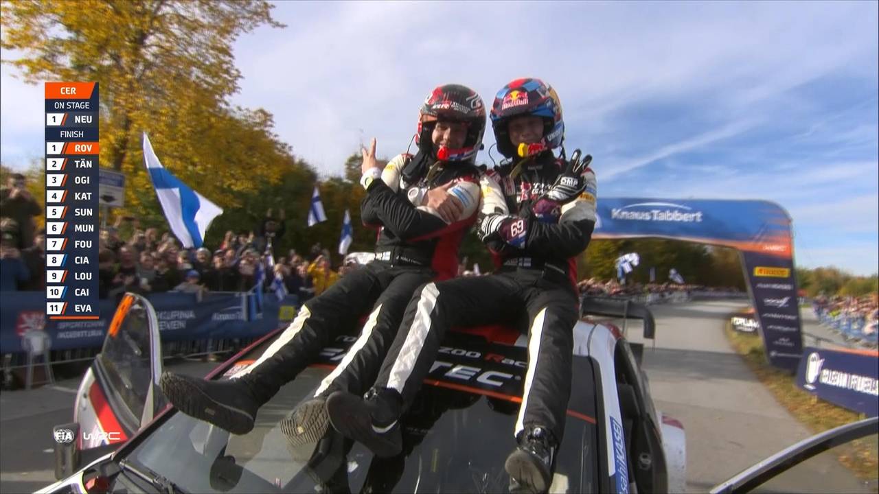 WRC: Kalle Rovanperä ist erneut Weltmeister - Elfyn Evans mit Crash