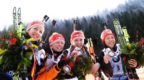IBU Biathlon World Cup Ruhpolding-Staffel Frauen-Deutschland