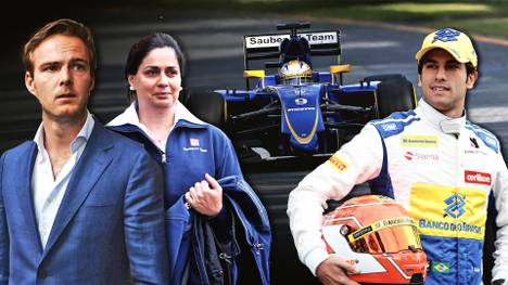 Sauber-Pilot Felipe Nasr (r.) überraschte in Australien mit dem fünften Platz 