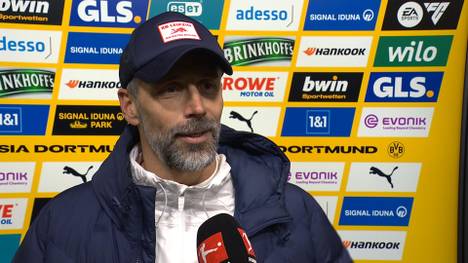 RB Leipzig gewinnt mit 2:1 gegen Borussia Dortmund. Dennoch ist Trainer Marco Rose nach dem Spiel selbstkritisch. 