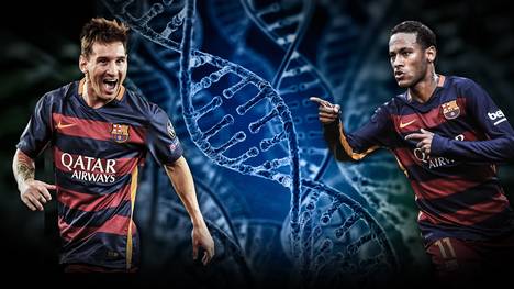 Der FC Barcelona führte bei Lionel Messi (l.), Neymar und Co. Gen-Tests durch