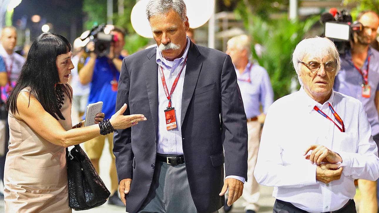 Unter Chase Carey (M.) dürfte einiges anders laufen als bei Bernie Ecclestone
