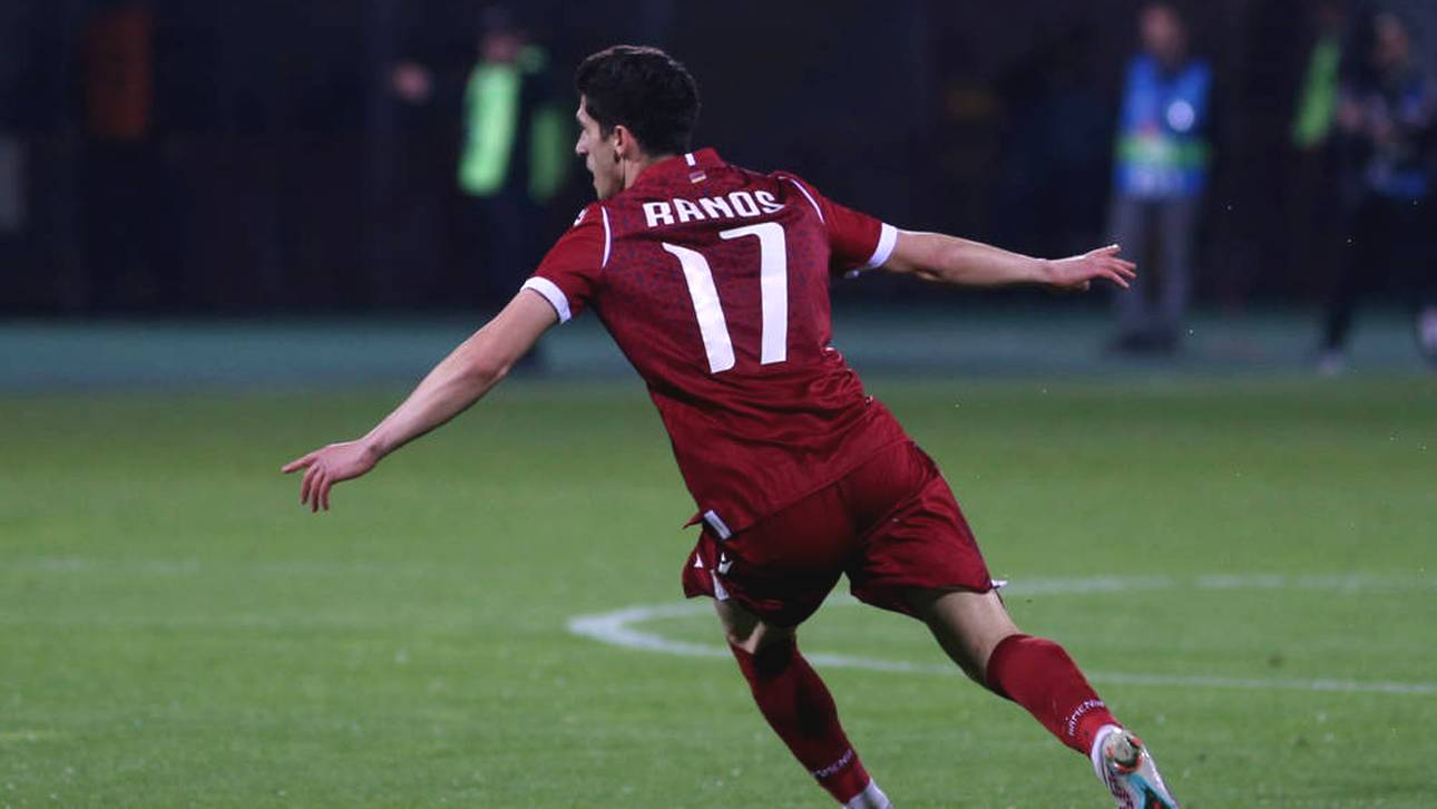 Grant-Leon Ranos im Trikot der armenischen Nationalmannschaft