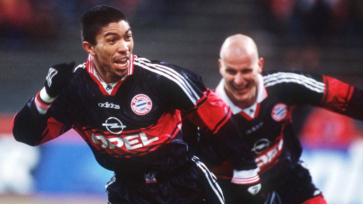Giovane Elber und Carsten Jancker jubelten zwischen 1997 und 1999 mit dem roten Brustring - bald auch Thomas Müller und Robert Lewandowski?