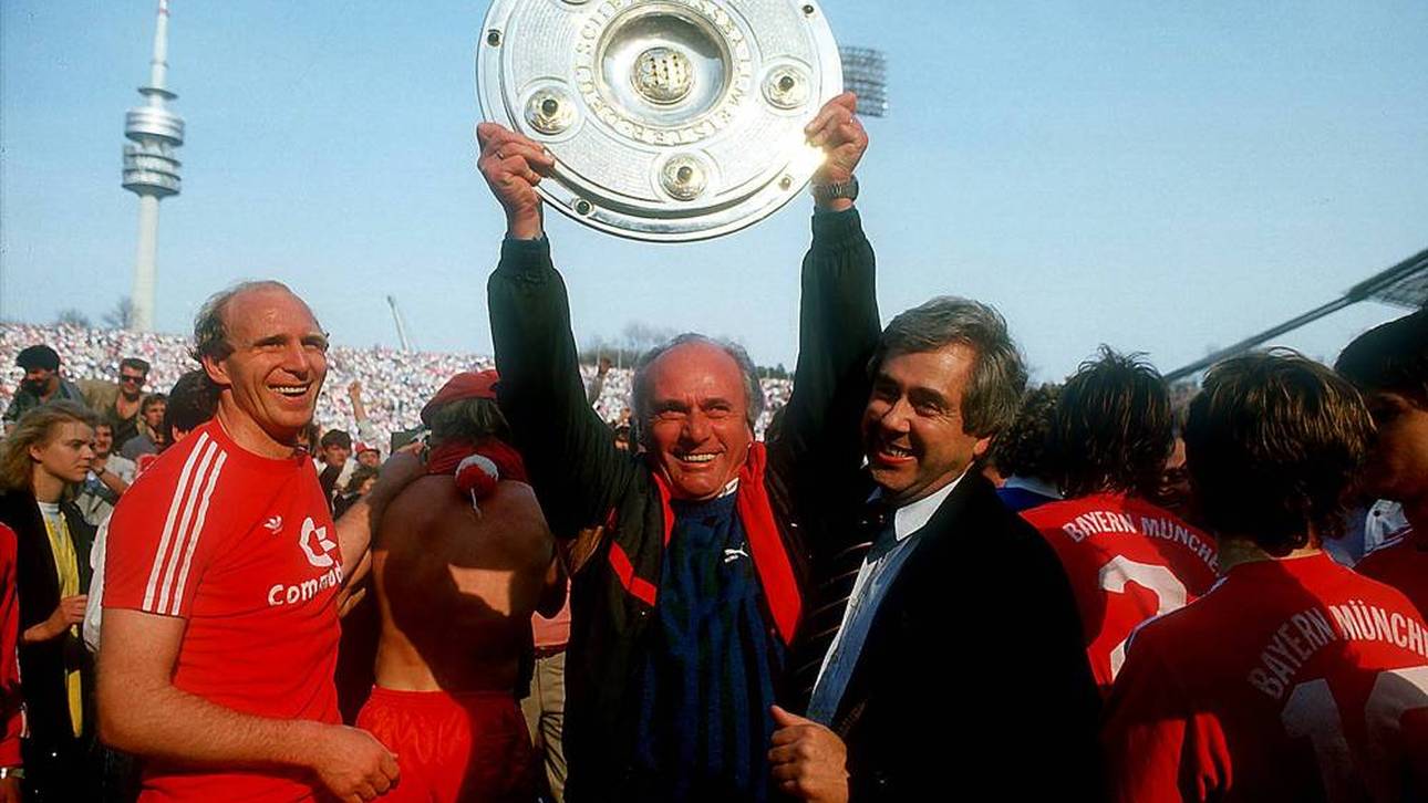 Am letzten Spieltag sicherte sich der FC Bayern 1986 die Meisterschale