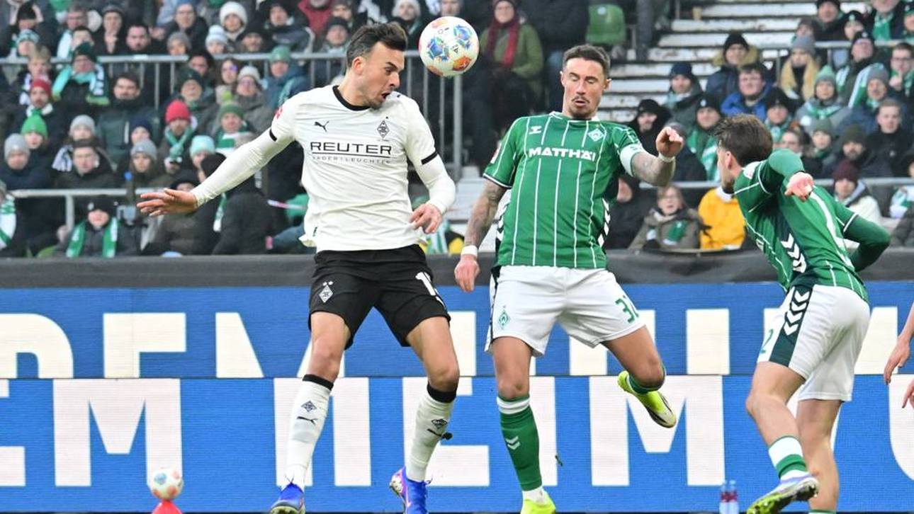 Werder und Gladbach trennten sich unentschieden