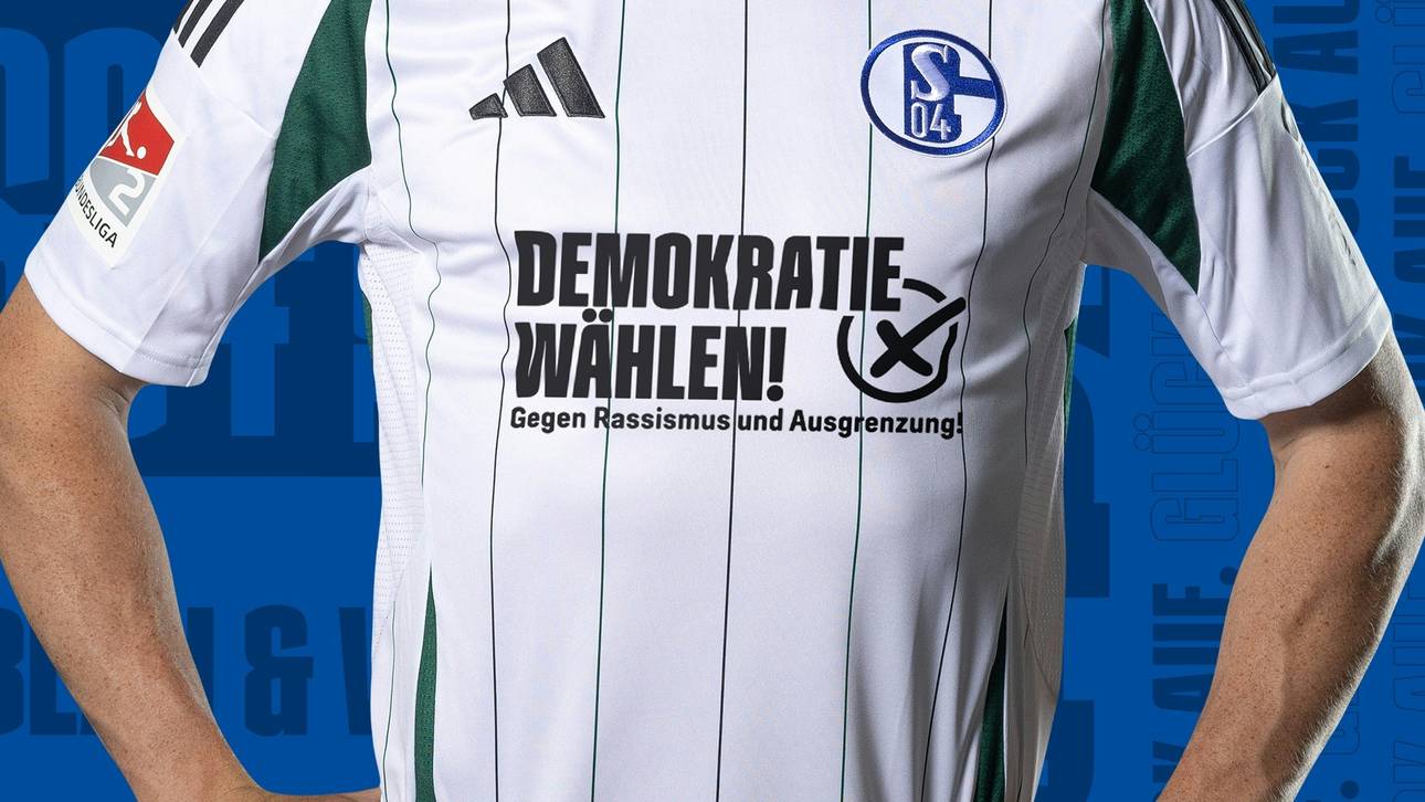 Schalke mit Botschaft in Darmstadt