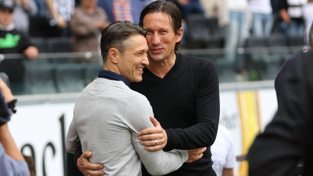 Niko Kovac (l.) und Roger Schmidt werden beim BVB gehandelt
