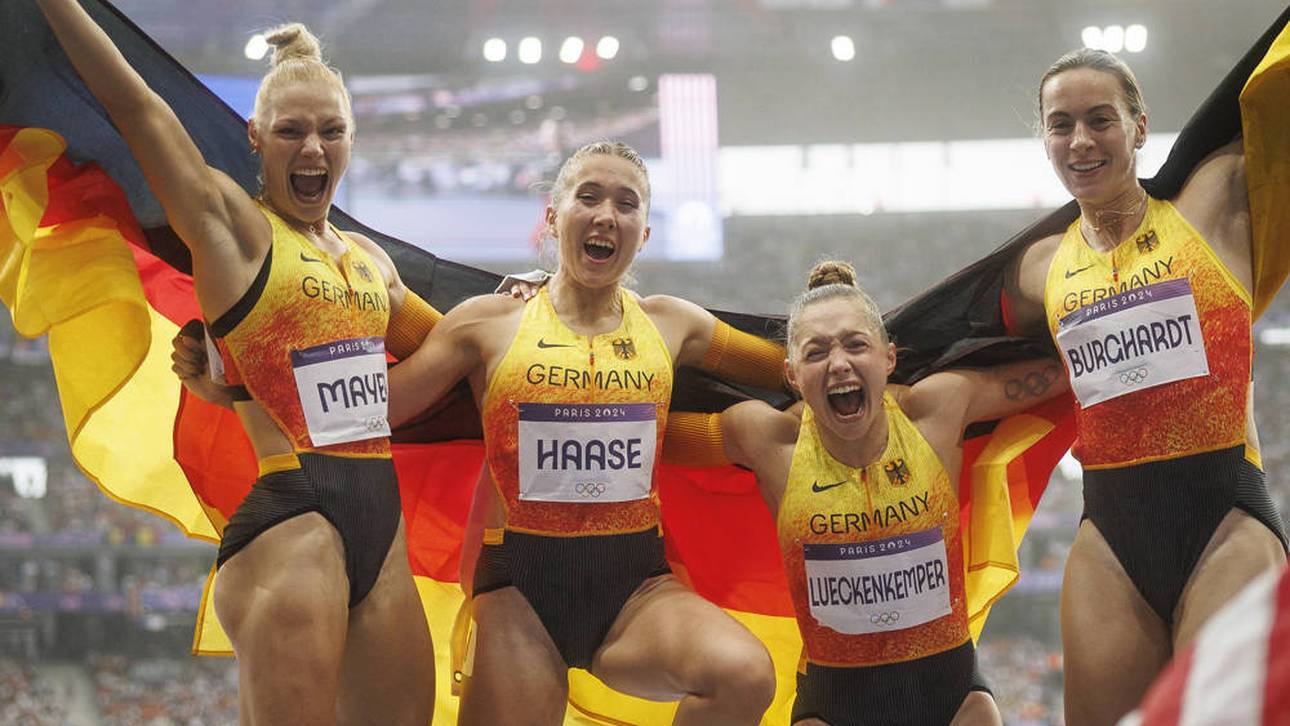 Medaille! Staffel sprintet ins Glück