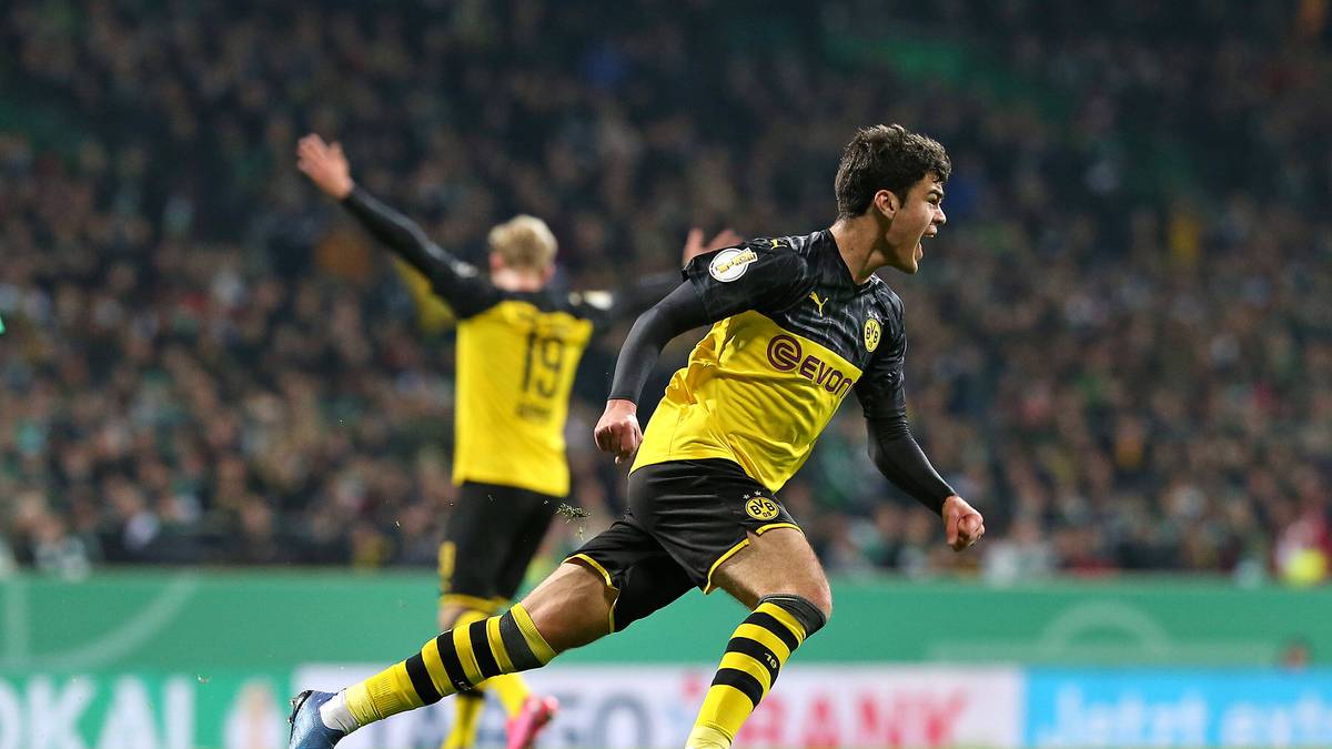 Gegen Werder Bremen trifft Giovanni Reyna das erste Mal für Borussia Dortmund
