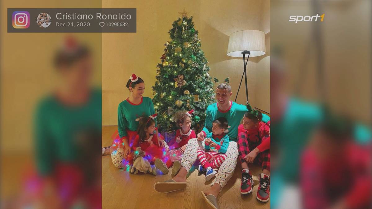 Cristiano Ronaldo mit skurrilsten Weihnachts-Kostüm des Jahres
