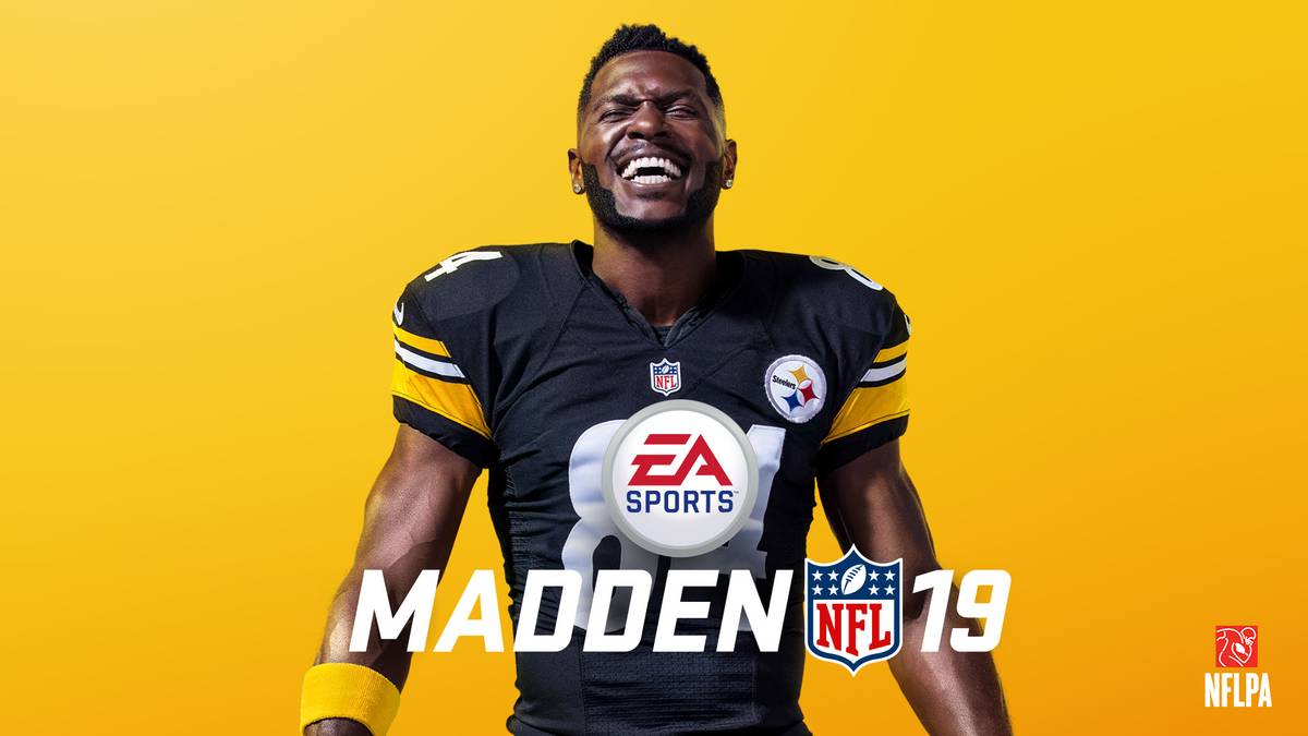 Cover-Athlet ist diesmal Wide Receiver Antonio Brown von den Pittsburgh Steelers, der als einer von insgesamt sieben NFL-Profis die höchstmögliche Wertung von 99 erhält. SPORT1 zeigt die Top-Stars bei Madden NFL 19