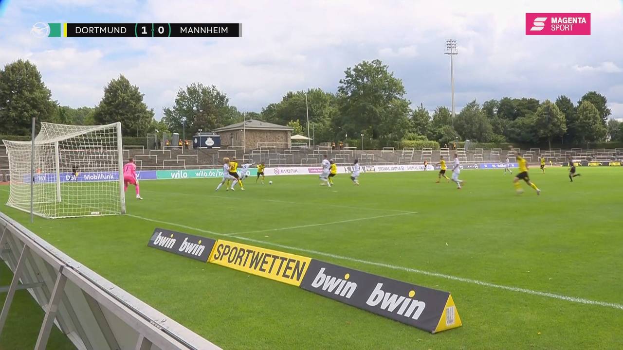 Borussia Dortmund II - SV Waldhof Mannheim (1:1): Highlights im Video | 3. Liga