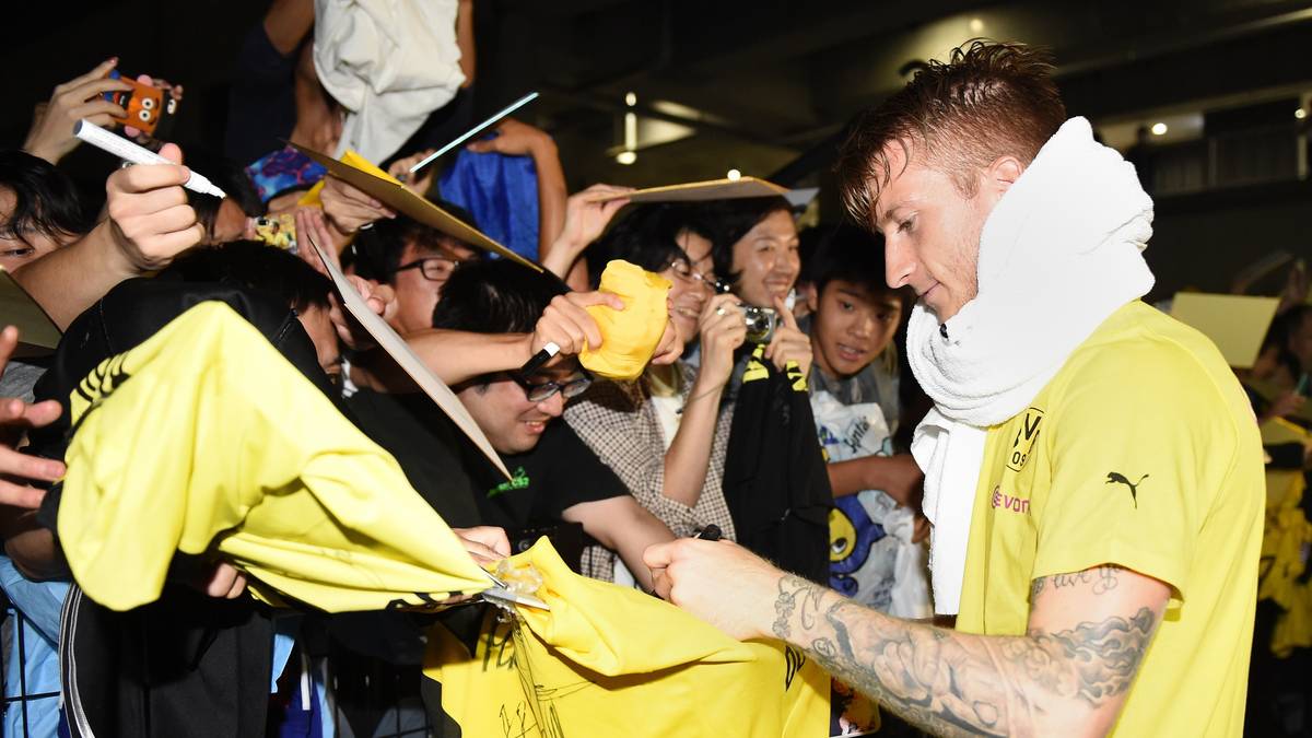 ... genau wie die Kollegen Reus...