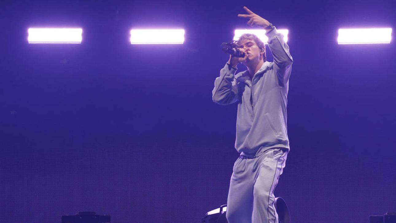 "The Kid LAROI" unterhält die NFL-Fans in der Halftime-Show des German Games in Berlin