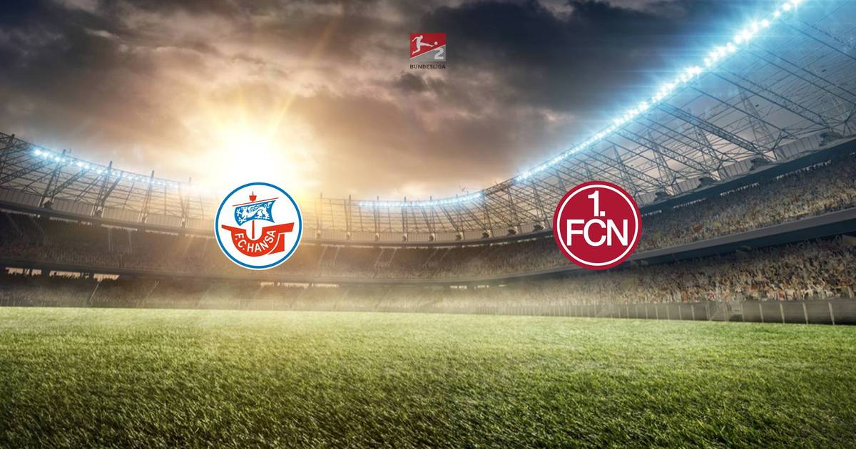 2. Liga: FC Hansa Rostock – 1. FC Nürnberg (Sonntag, 13:30 Uhr) – SPORT1