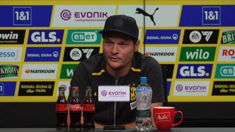 Borussia Dortmund und Edin Terzic haben in dieser Saison großes vor. Auf der Pressekonferenz lässt er mit einer Aussage zu den Titelambitionen aufhorchen.