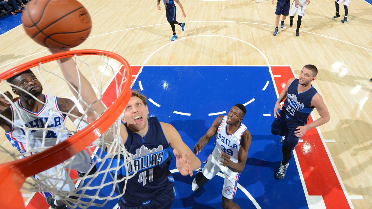 Nowitzki verhindert ersten 76ers-Sieg
